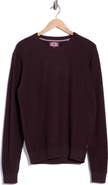 SOUL OF LONDON Herringbone Crewneck Sweater