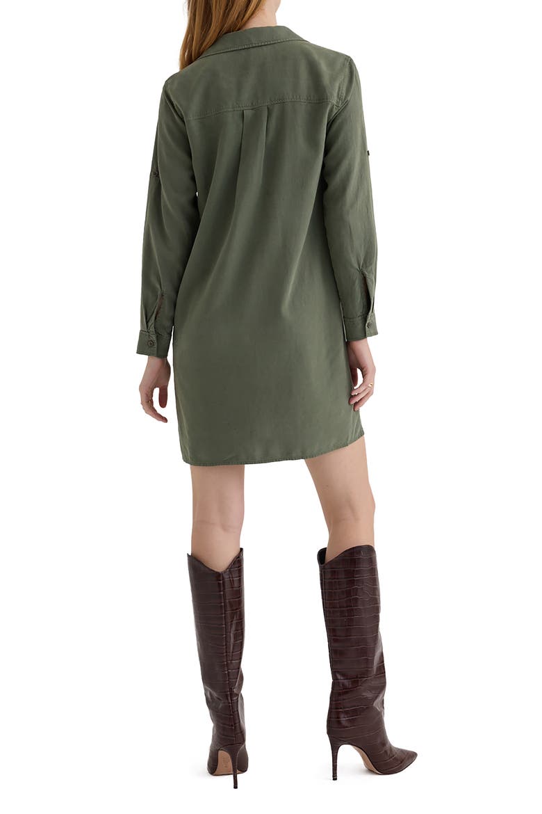 A-Line Shirtdress, Alternate, color, FERNWOOD