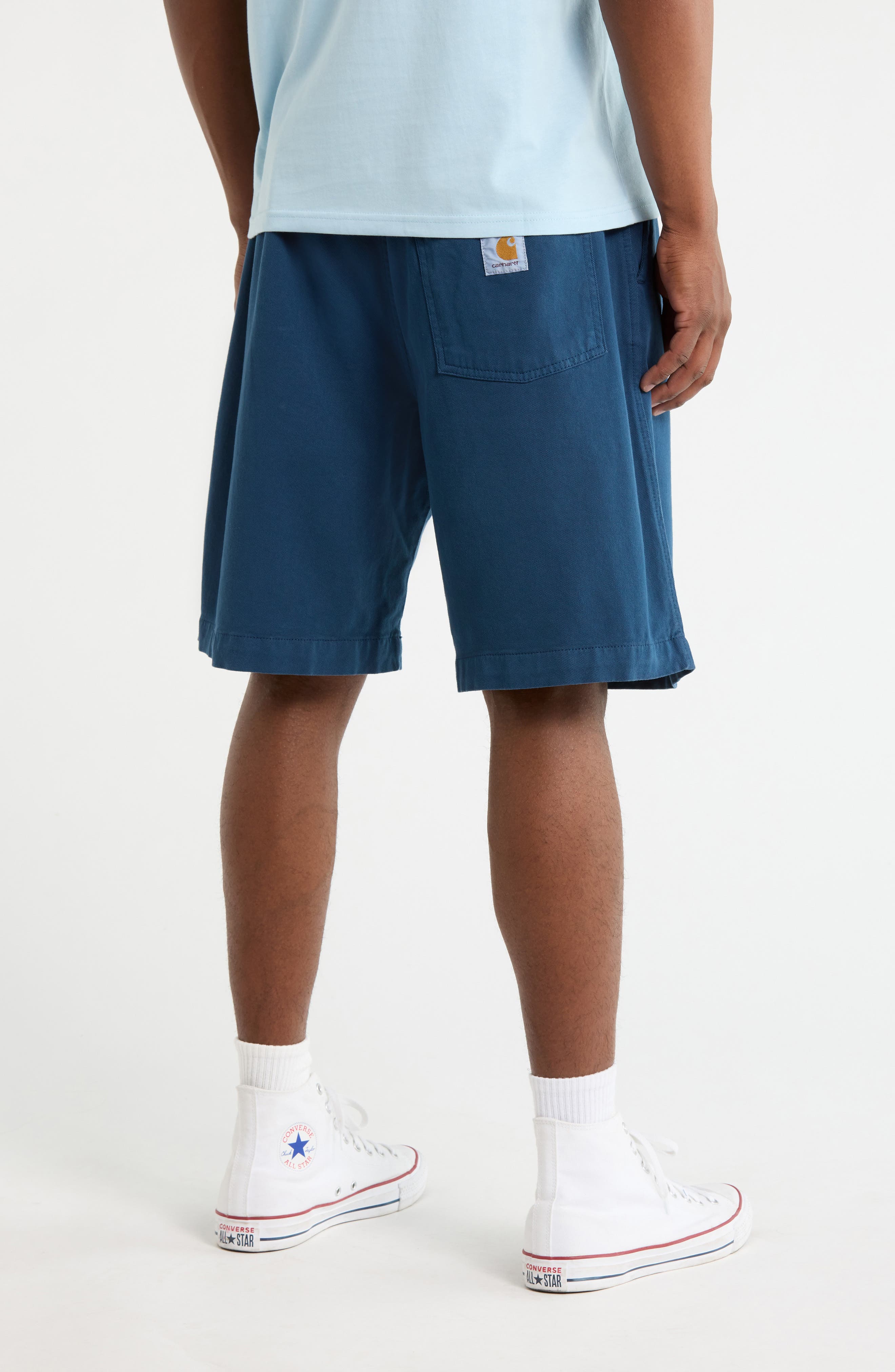 Floyde Lyocell & Cotton Twill Drawstring Shorts - image 4