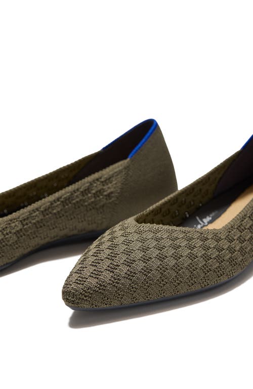Shop Rothys Rothy's The Point Ii In Safari Basketweave