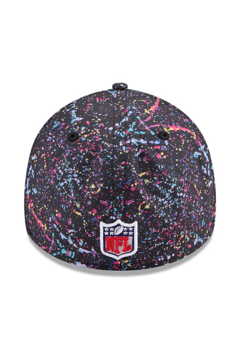 Men's New Era  Black Tennessee Titans 2025 NFL Crucial Catch 39THIRTY Flex Hat, Alternate, color, Black