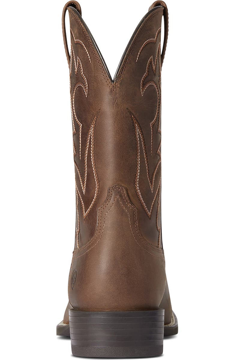 Ariat Sport Outdoor Square Toe Cowboy Boot, Alternate, color, Distressed Brown