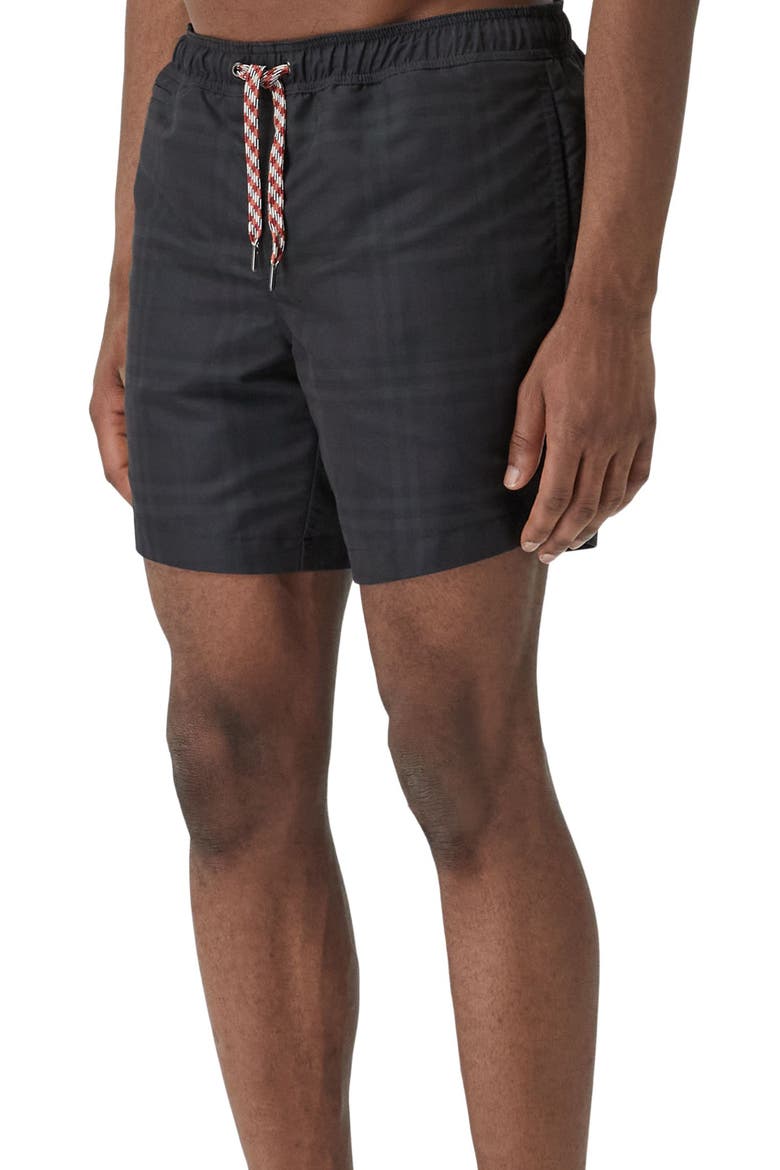 Martin Check Swim Trunks, Alternate, color, BIRCH BROWN IP CHK