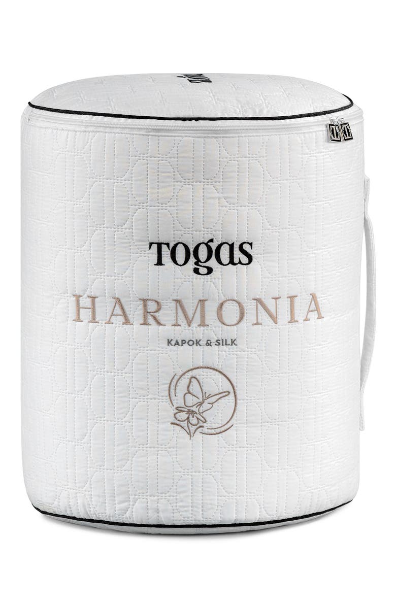Togas Harmonia kapok silk comforter, Alternate, color, White
