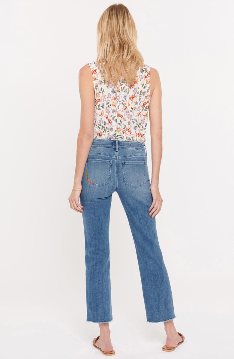 NYDJ Marilyn Embroidered Slim Fit Ankle Jeans, Alternate, color, 