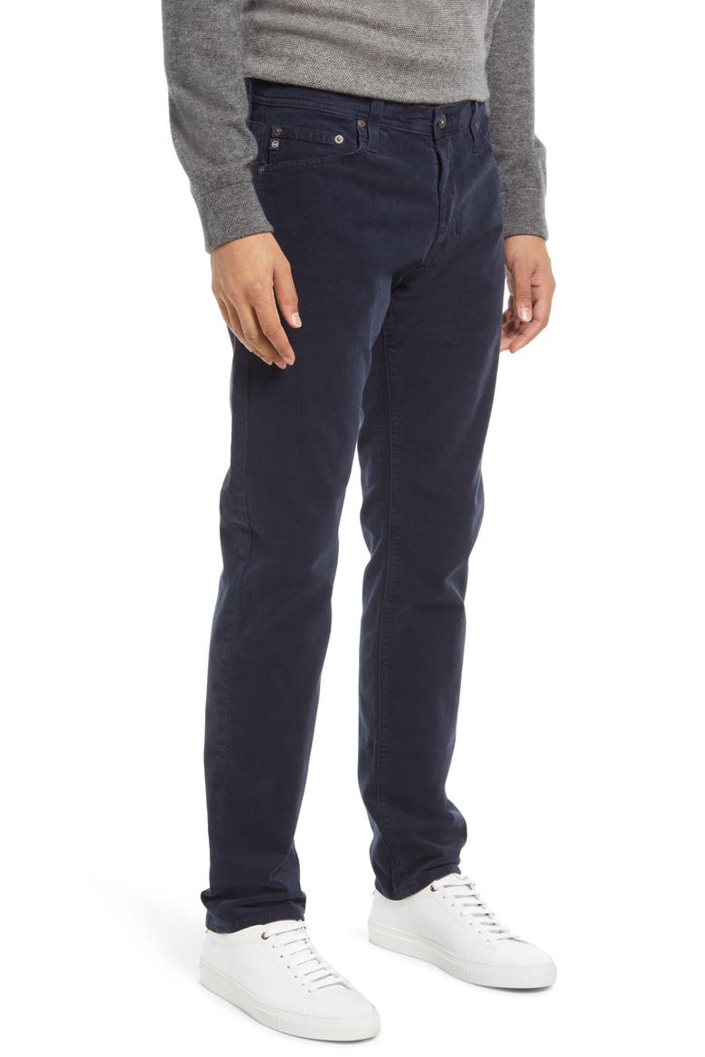 Tellis Slim Fit Corduroy Pants, Alternate, color, BLUE EXPRESS