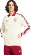 adidas Men's adidas White Spain National Team 2026 Away Full-Zip Anthem Jacket