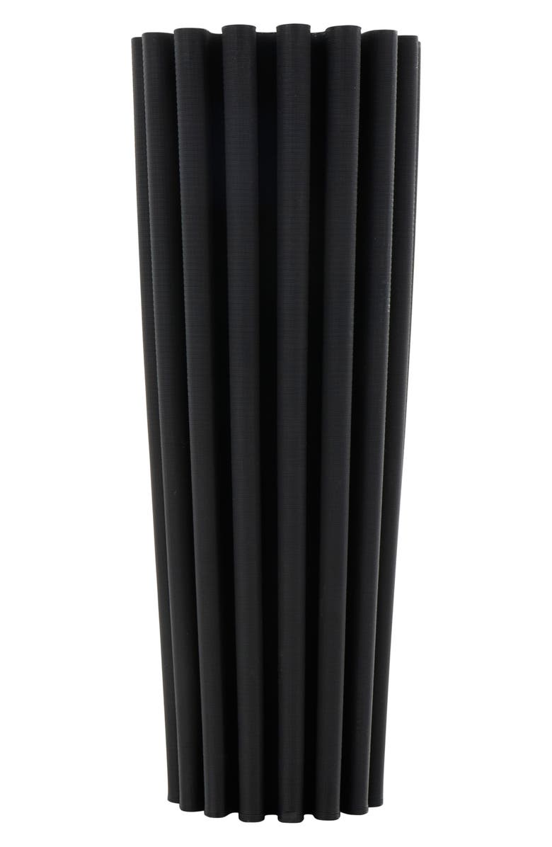 VIVIAN LUNE HOME Ceramic Vase, Alternate, color, Black