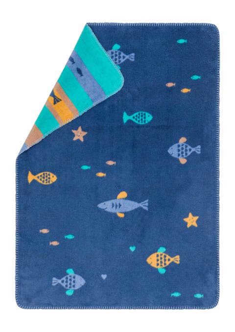 Mila School Of Fish Baby Blanket