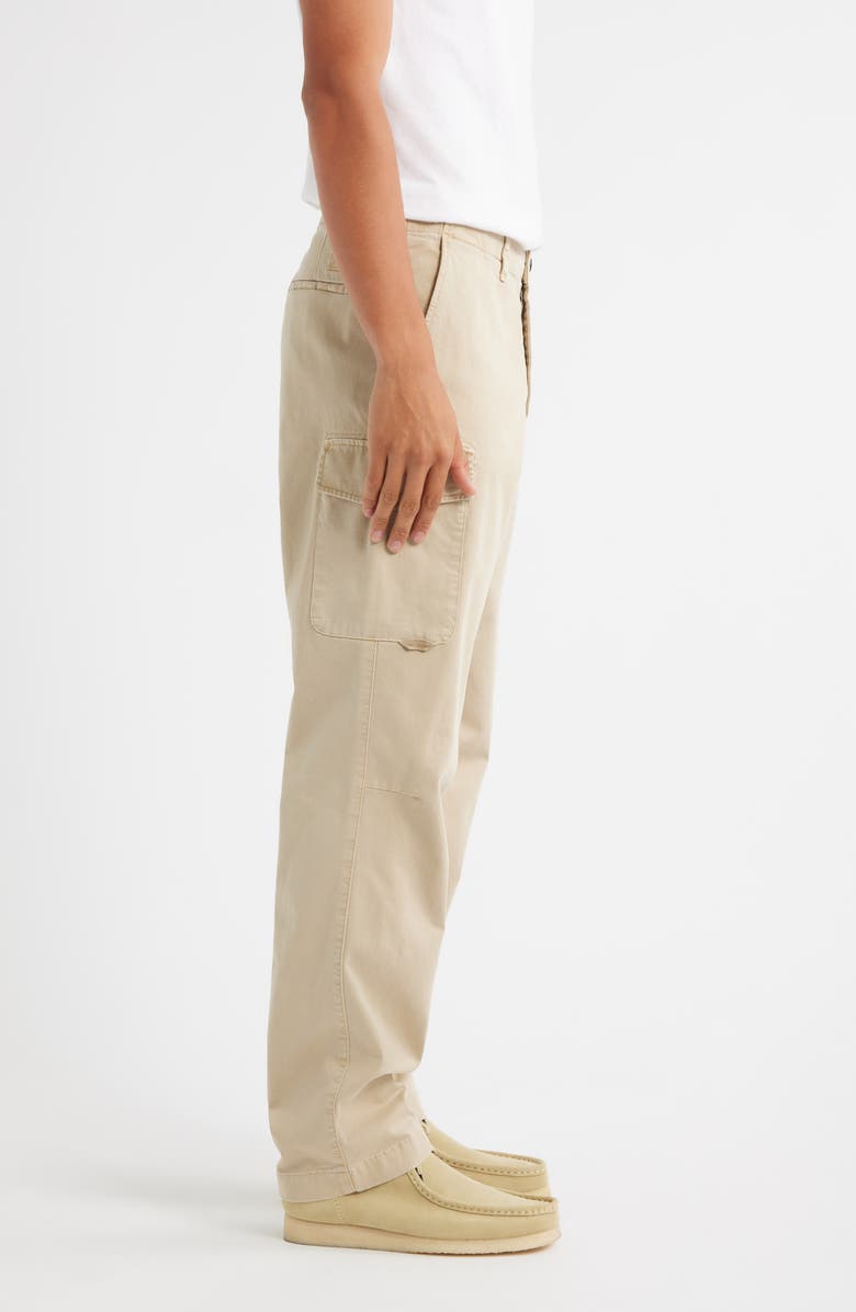 Paul Smith London Stretch Organic Cotton Cargo Pants, Alternate, color, Light Beige