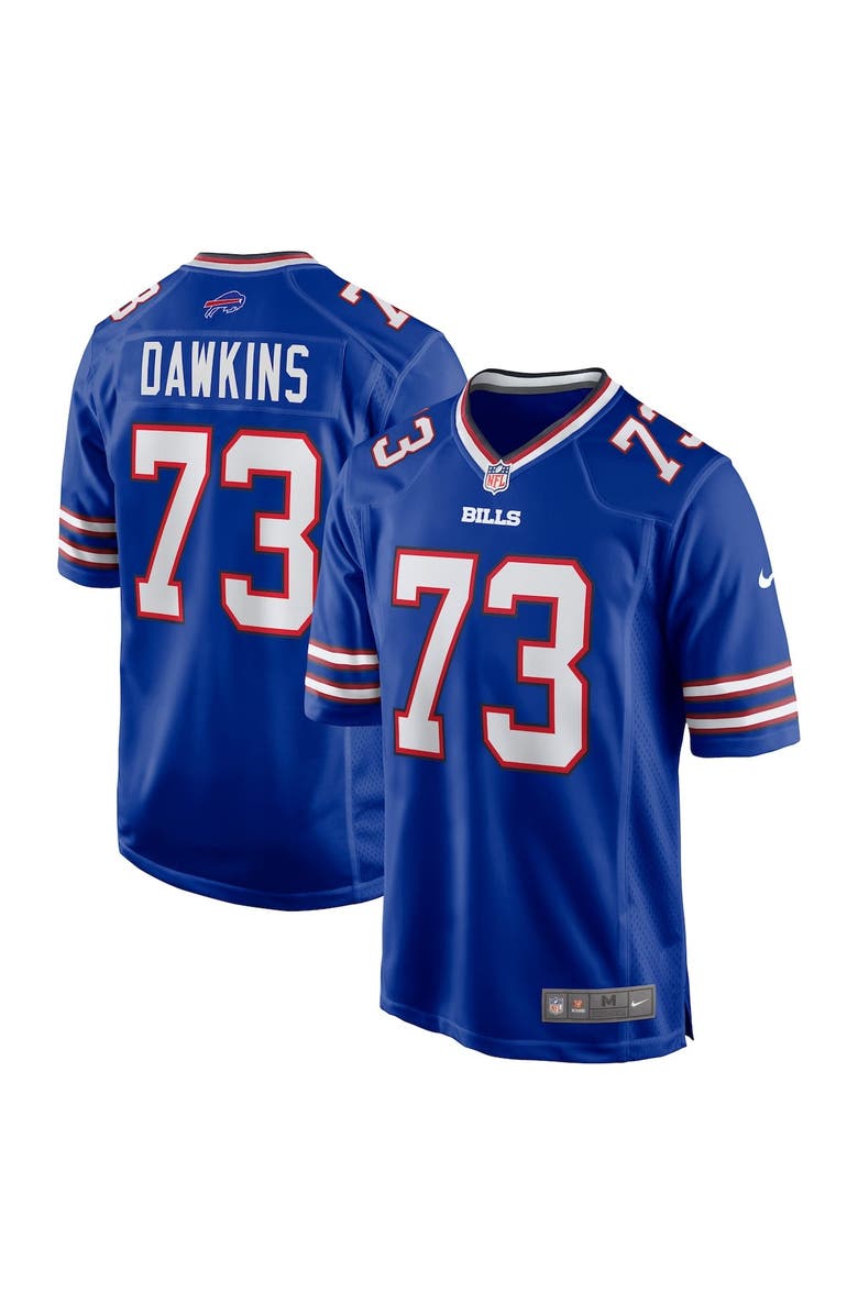 Nike Men's Nike Dion Dawkins Royal Buffalo Bills Game Player Jersey, Alternate, color, Royal