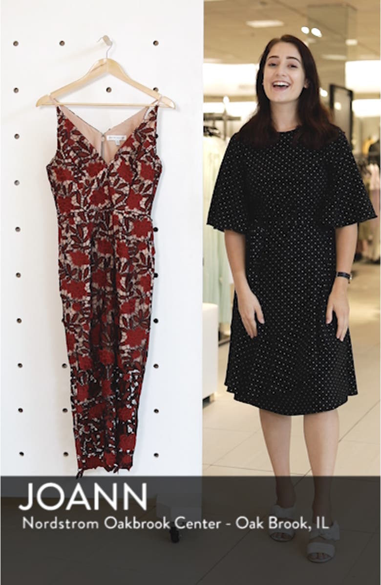 Aurora Embroidered Sheath Dress, sales video thumbnail