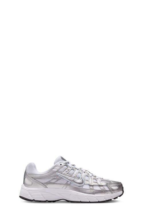 Nike P-6000 Sneaker In Silver