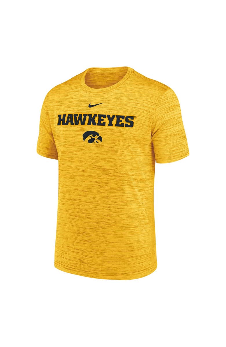Nike Men's Nike Gold Iowa Hawkeyes 2025 Sideline Velocity Performance T-Shirt, Alternate, color, 