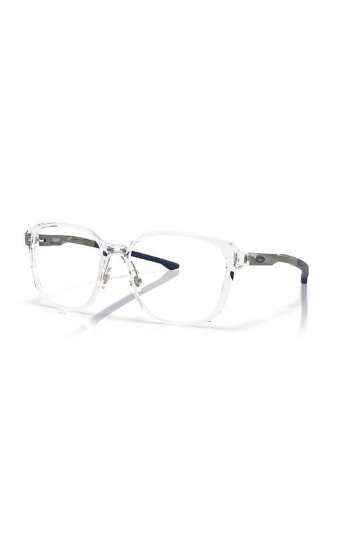Oakley 57mm Square Optical Glasses In Transparent