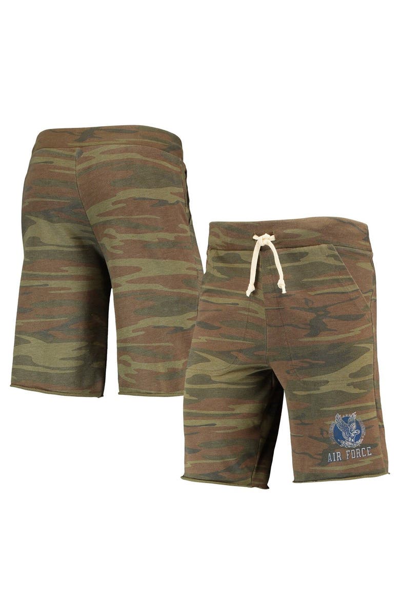 ALTERNATIVE APPAREL Men's Camo Alternative Apparel Air Force Falcons Victory Lounge Shorts, Main, color, Camo