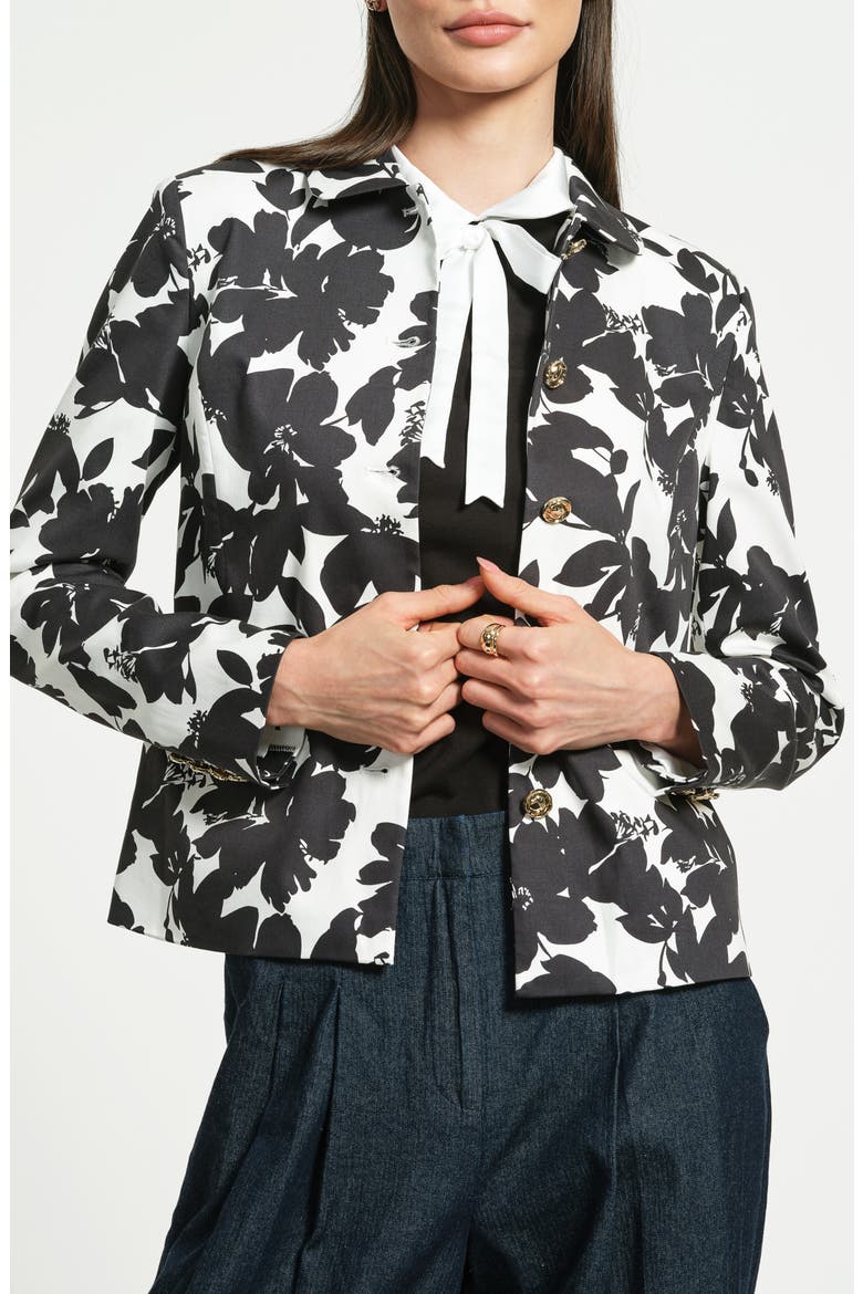 Sateen Jacket, Main, color, NOIR FLORAL