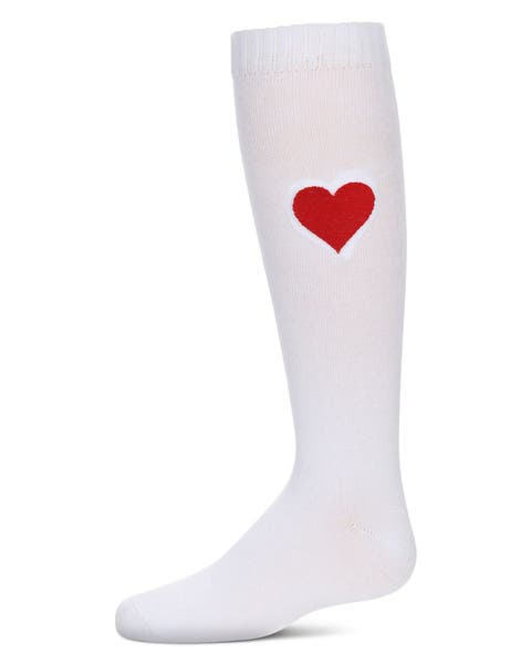 Fuzzy Heart Knee High Socks (Toddler, Little Kid & Big Kid)