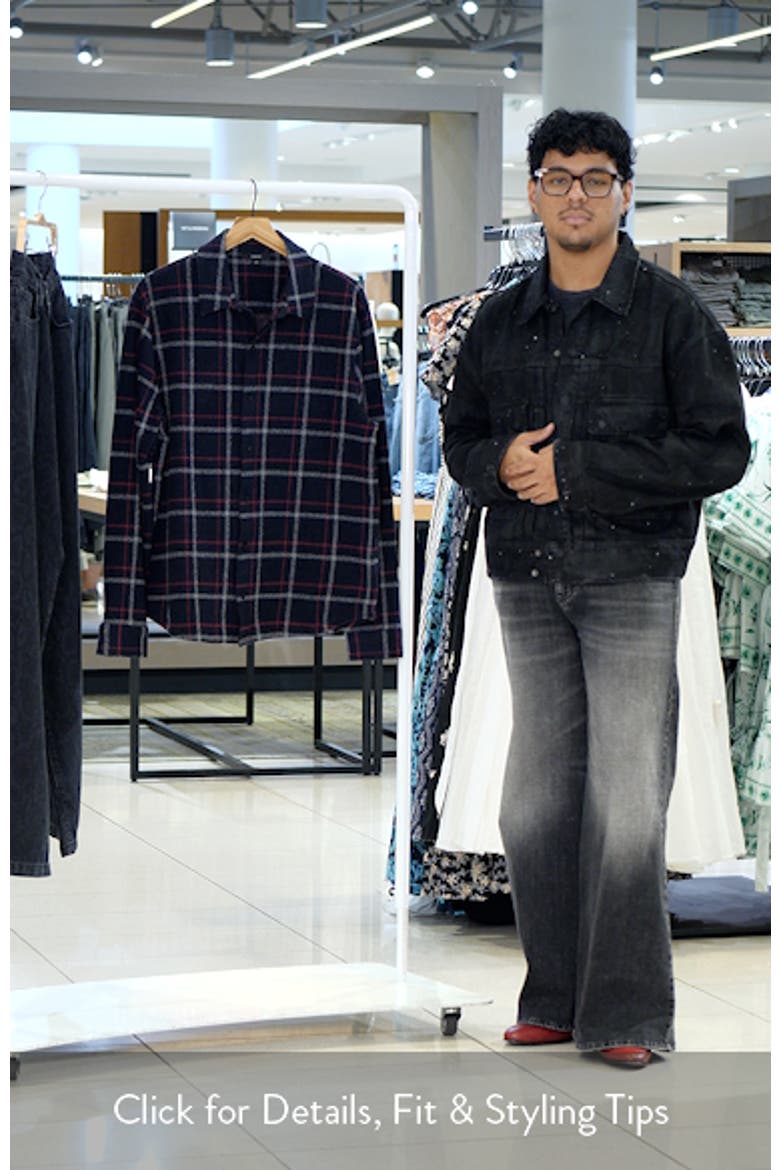 Continental Plaid Flannel Button-Up Shirt video