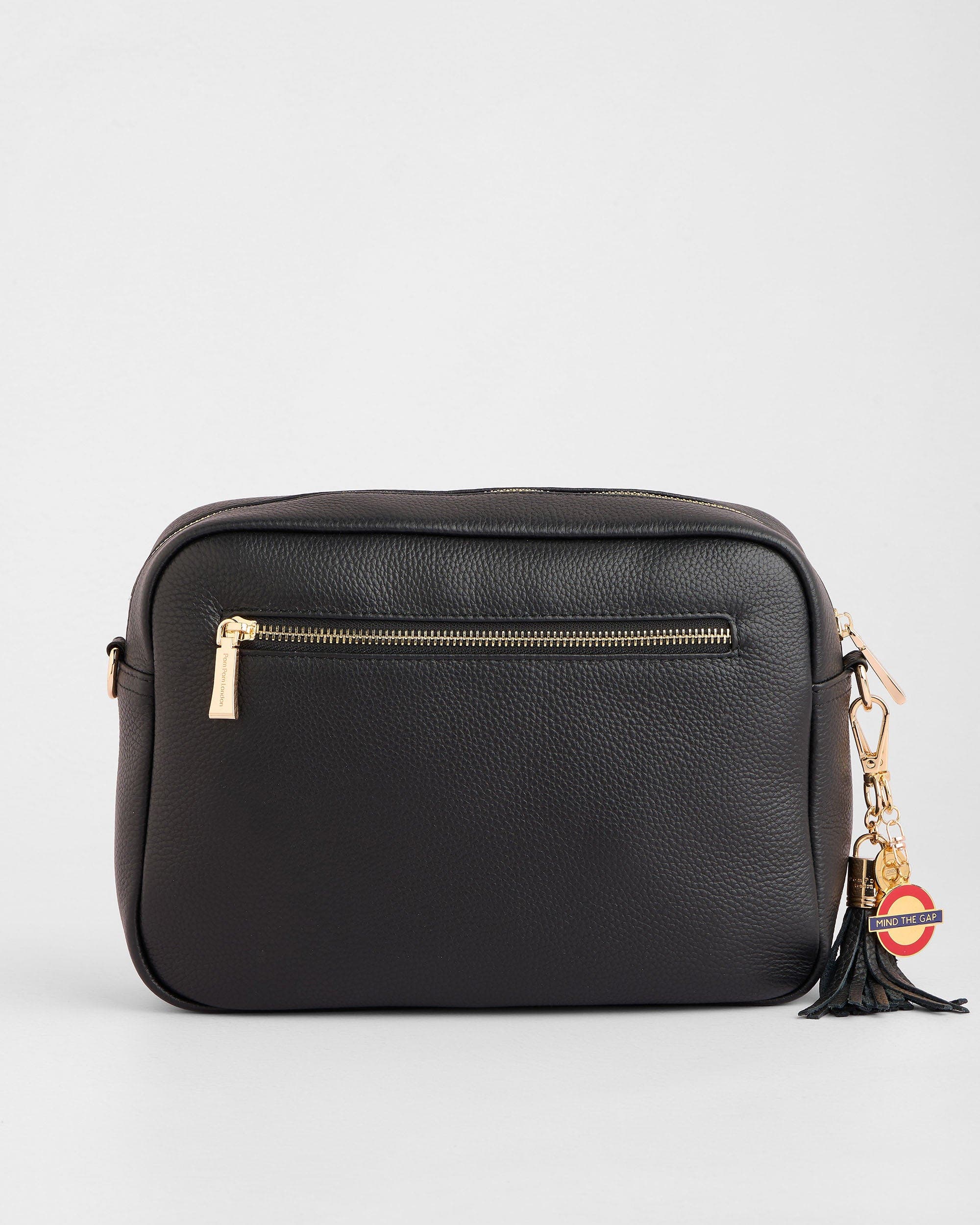 Pom Pom London City Plus Crossbody Bag, Alternate, color, Northern Black