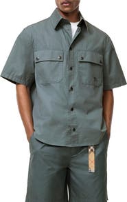 Burberry Relaxed Fit Tropical Gabardine Shirt