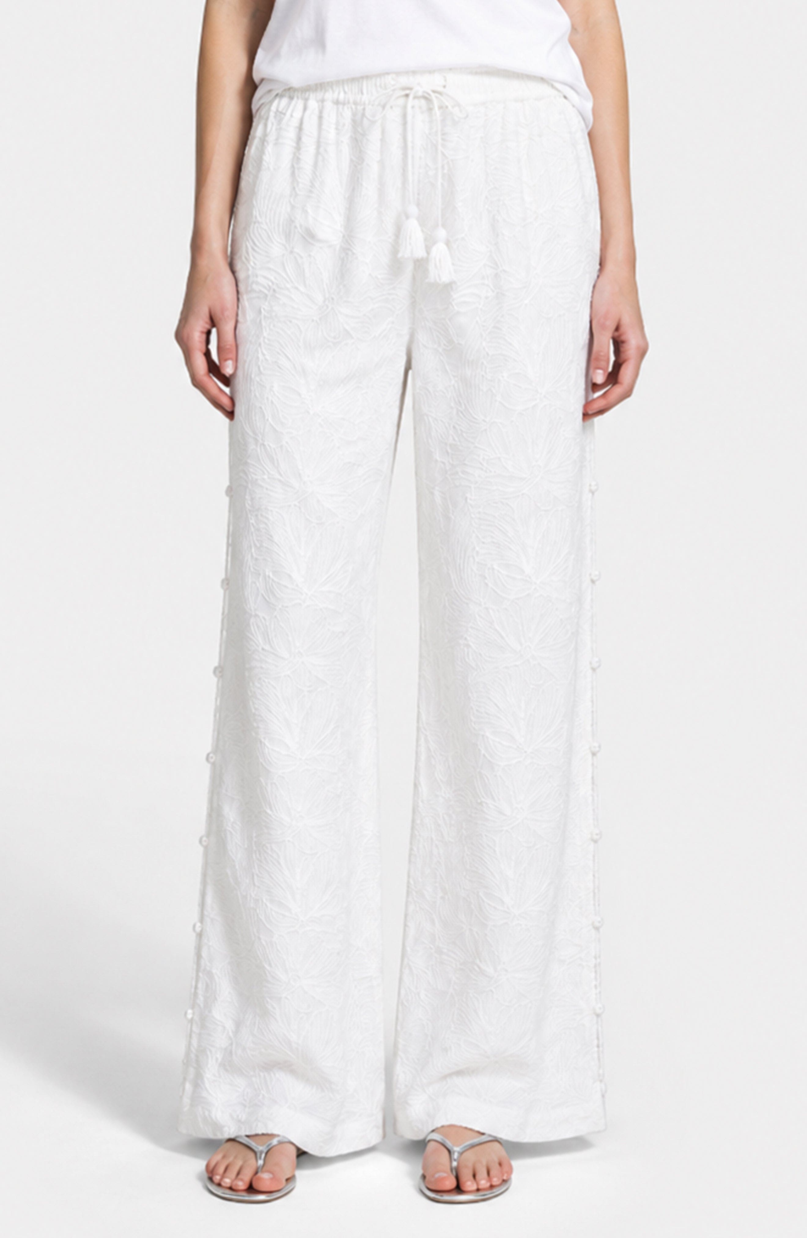 Calypso St Barth Calypso St. Barth Guadalupe Pants In White