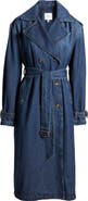 HIDDEN JEANS Classic Denim Trench Coat