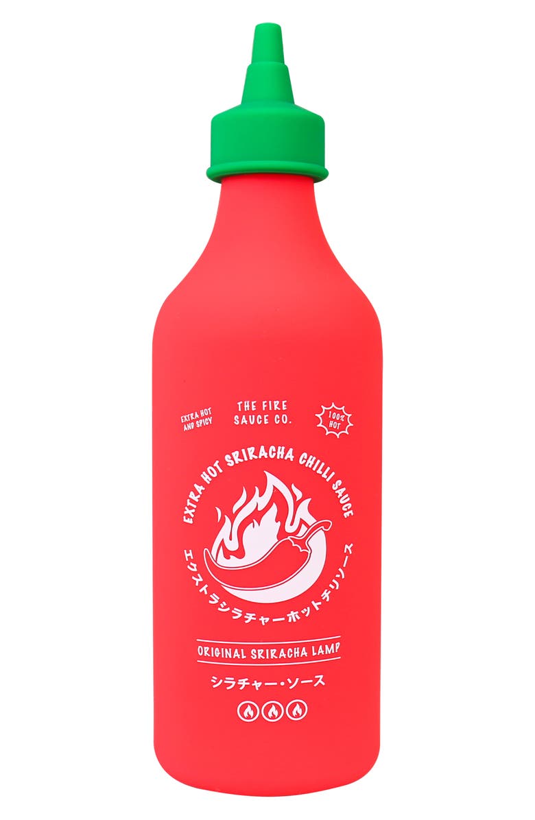 GIFT REPUBLIC Chilli Sauce Bottle Squeezy Lamp, Main, color, Red