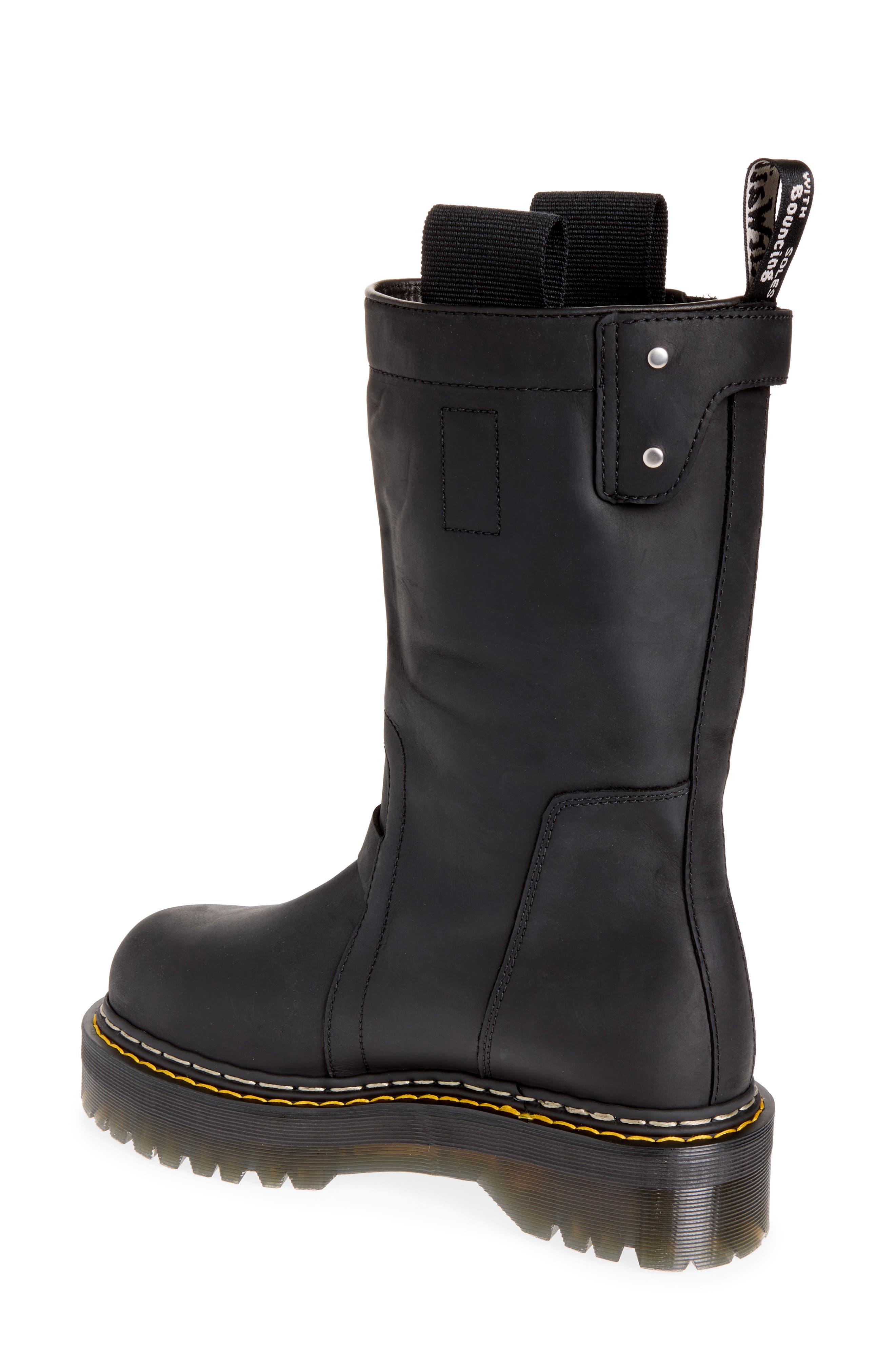 x Dr. Martens Quad Sole Pull-On Boot, Alternate, color, BLACK