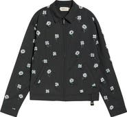 HONOR THE GIFT Floral Sequin Pinstripe Jacket