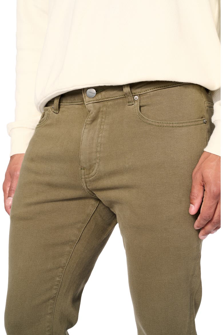 AMS Slim Fit Jeans, Alternate, color, MOSS GREEN
