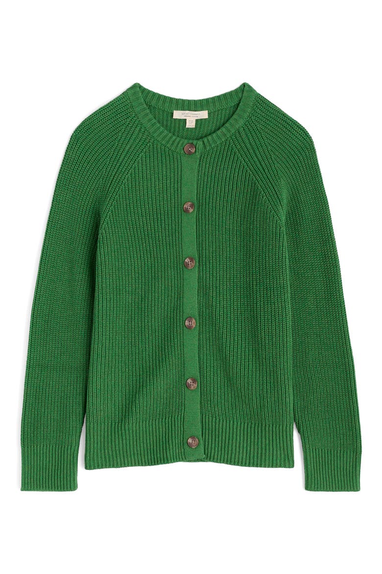 Potters Meadow Organic Cotton Cardigan, Alternate, color, HEDGEROW