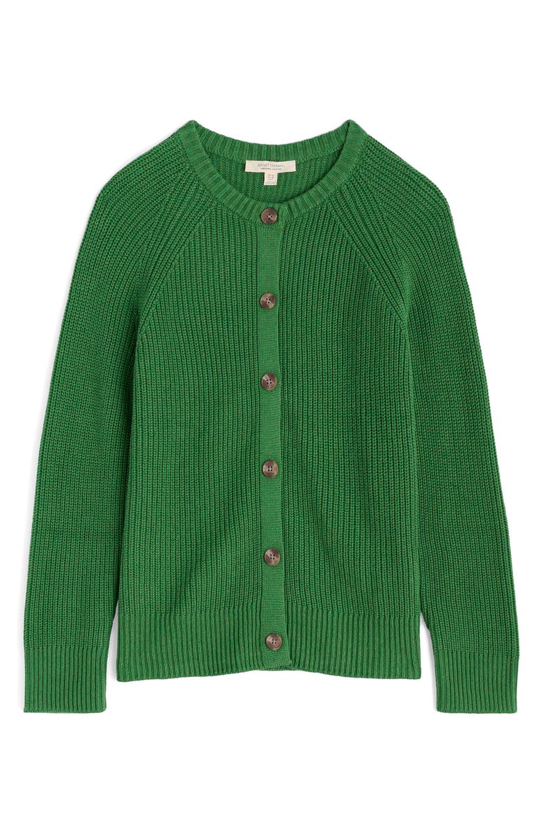 Seasalt Cornwall Potters Meadow Organic Cotton Cardigan, Alternate, color, Hedgerow