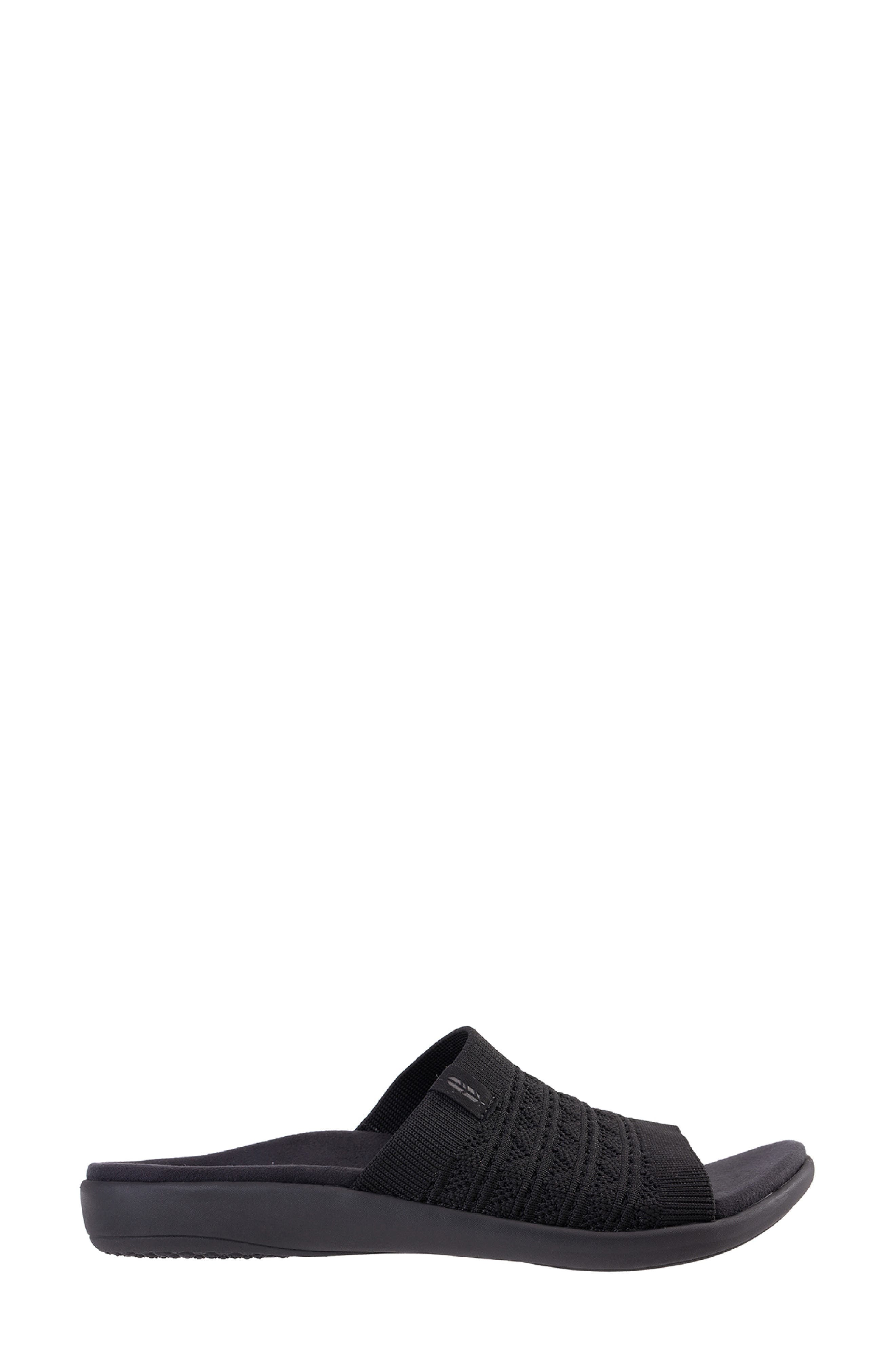 Al Fresco Slide Sandal, Alternate, color, BLACK