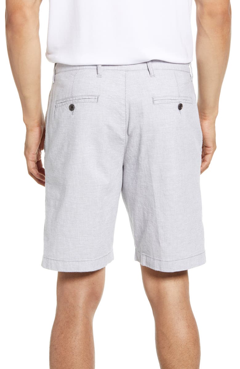NORDSTROM MEN'S SHOP Linen Blend Chino Shorts, Alternate, color, 