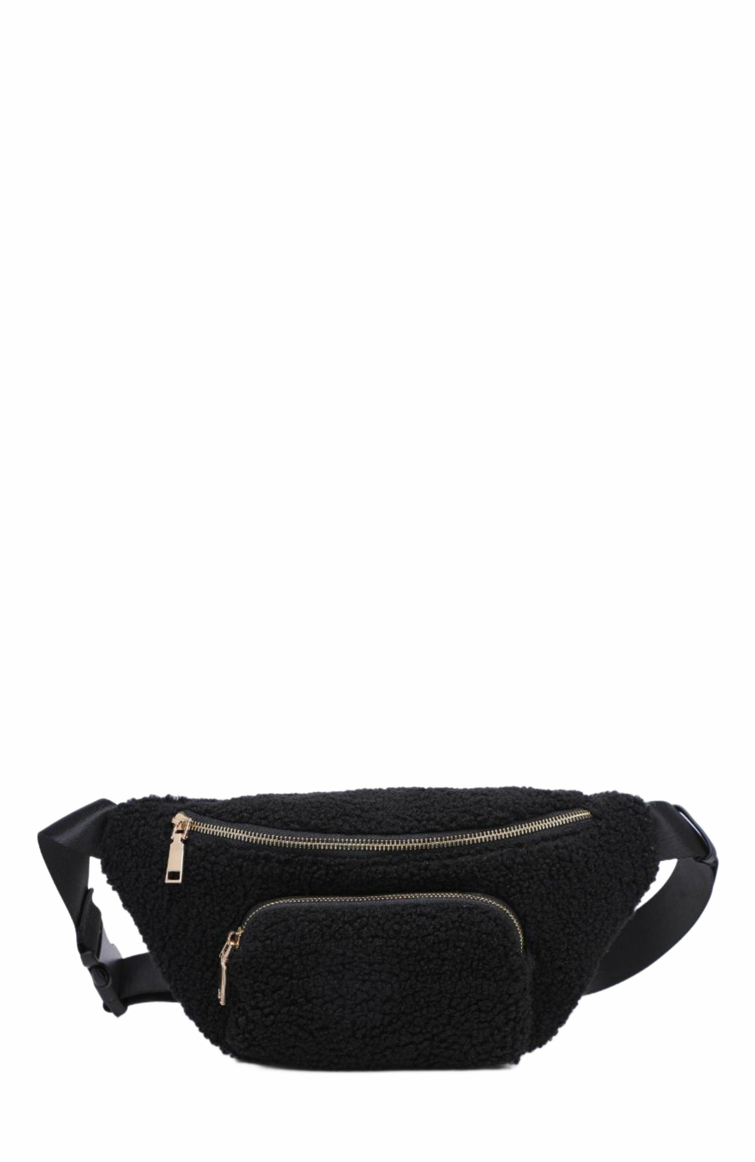 MODA LUXE Orson Belt Bag, Main, color, Black