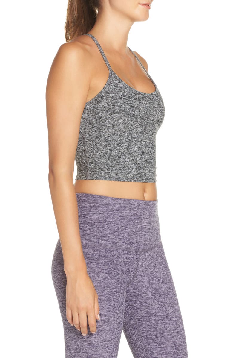 Beyond Yoga Space Dye Slim Racerback Crop Tank, Alternate, color, 