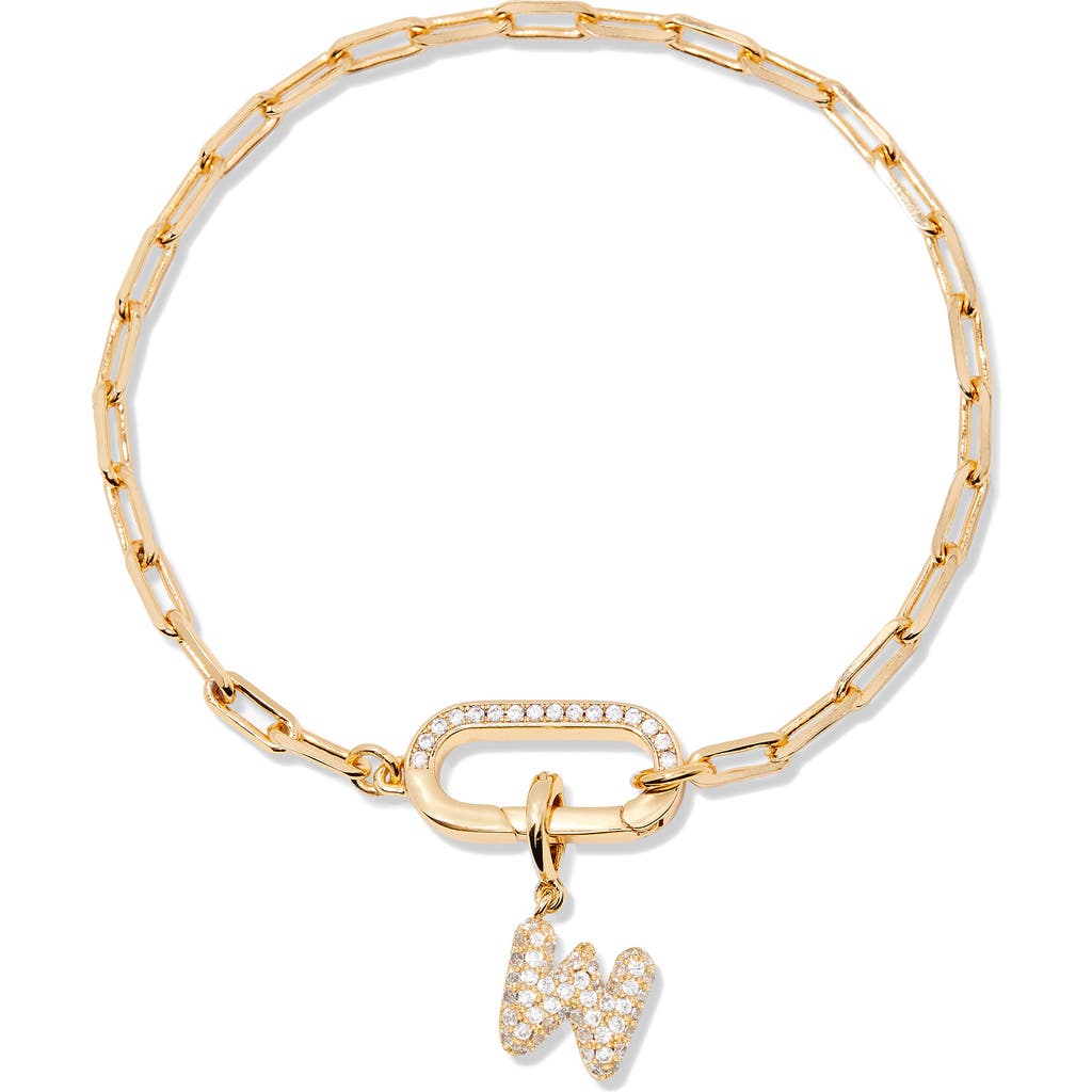 Brook & York Brook And York Petra Initial Charm Bracelet In Gold W
