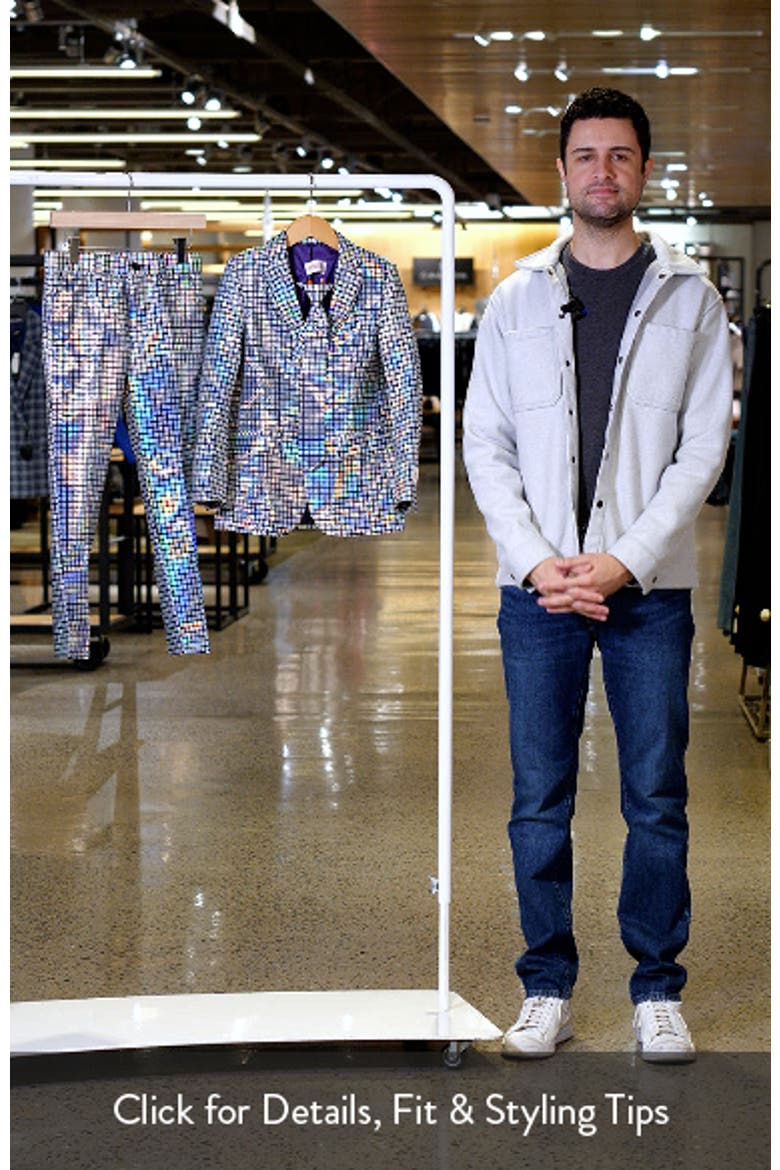 Kids' Metallic Disco Two-Piece Suit & Clip-On Tie video