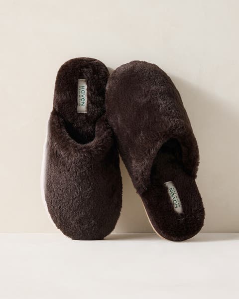 Faux Fur Slippers