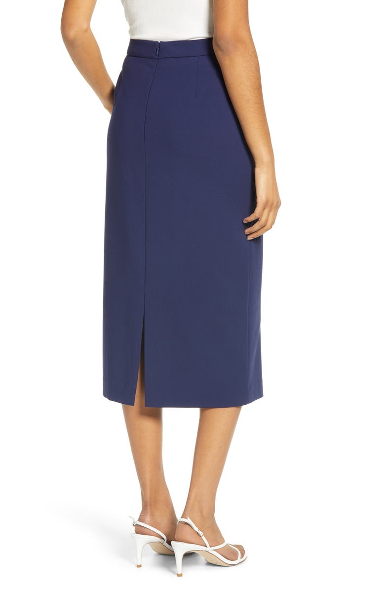 Halogen<sup>®</sup> Stretch Twill Pencil Skirt, Alternate, color, 