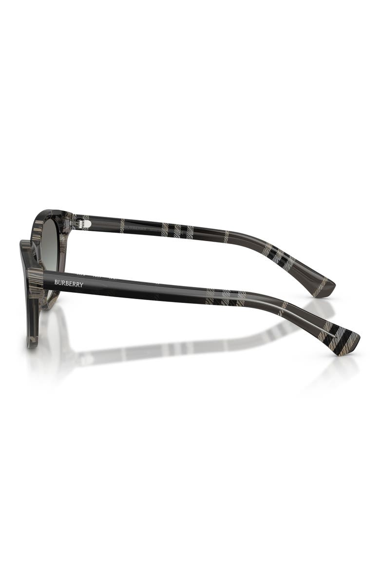 54mm Rectangle Sunglasses, Alternate, color, CHECK GREY GRADIENT