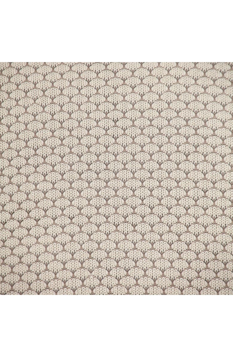 PARKLAND COLLECTION Grace Transitional Beige/Cream Throw Pillow, Alternate, color, Beige