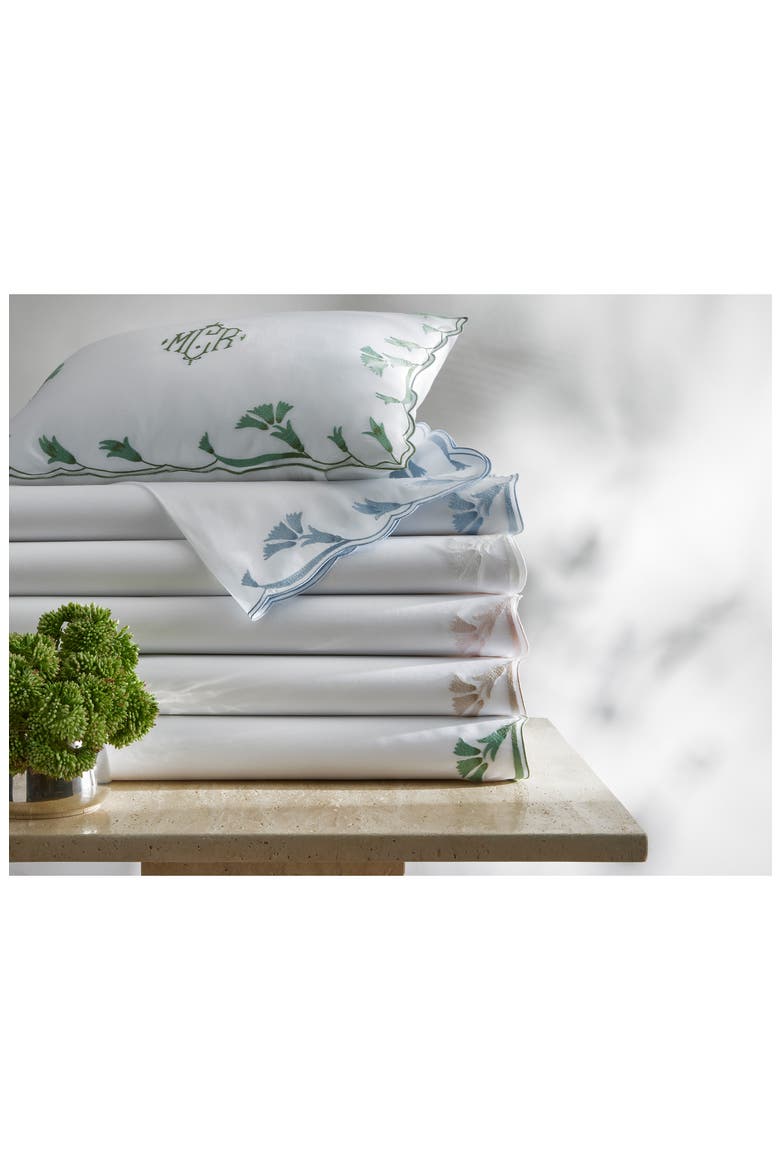 Marcella Egyptian Cotton Pillow Sham, Alternate, color, BONE