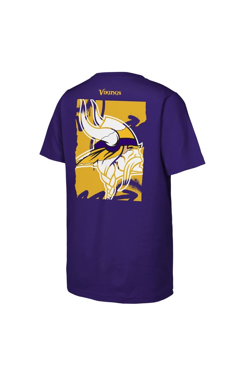 Outerstuff Youth Outerstuff Purple Minnesota Vikings Posterize T-Shirt, Alternate, color, Purple