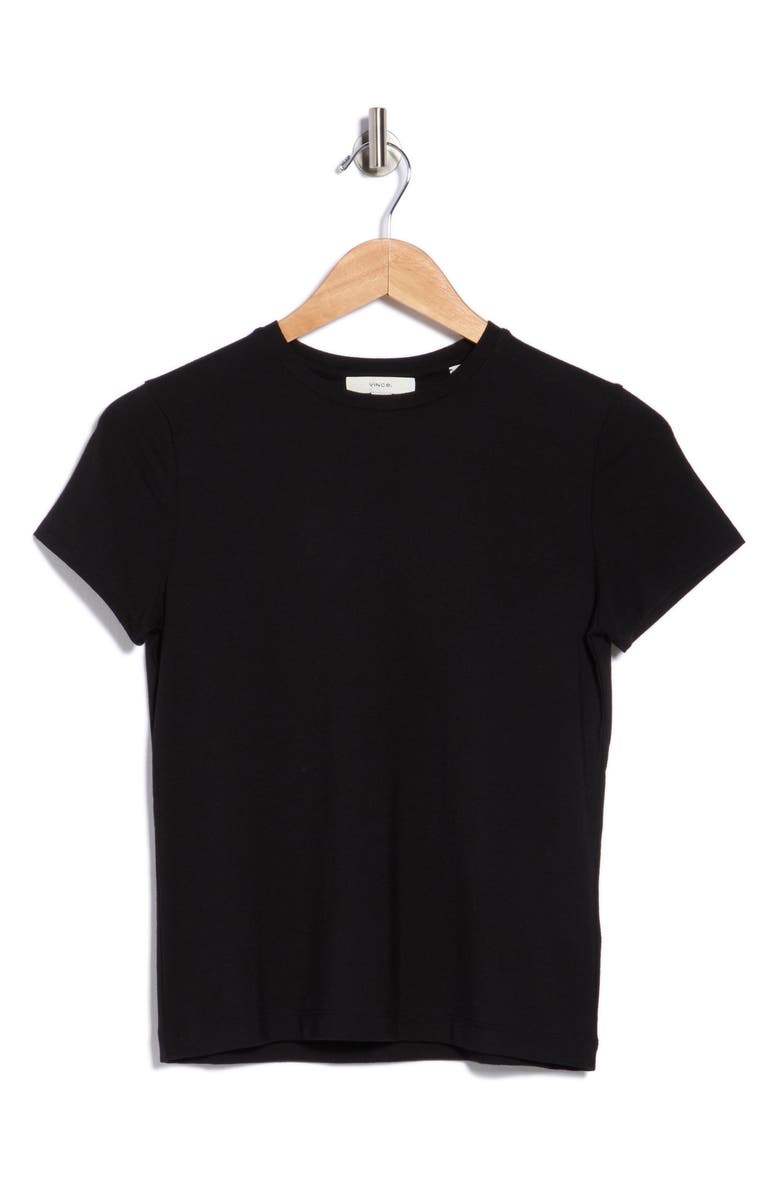 Vince Crewneck T-Shirt, Alternate, color, Black