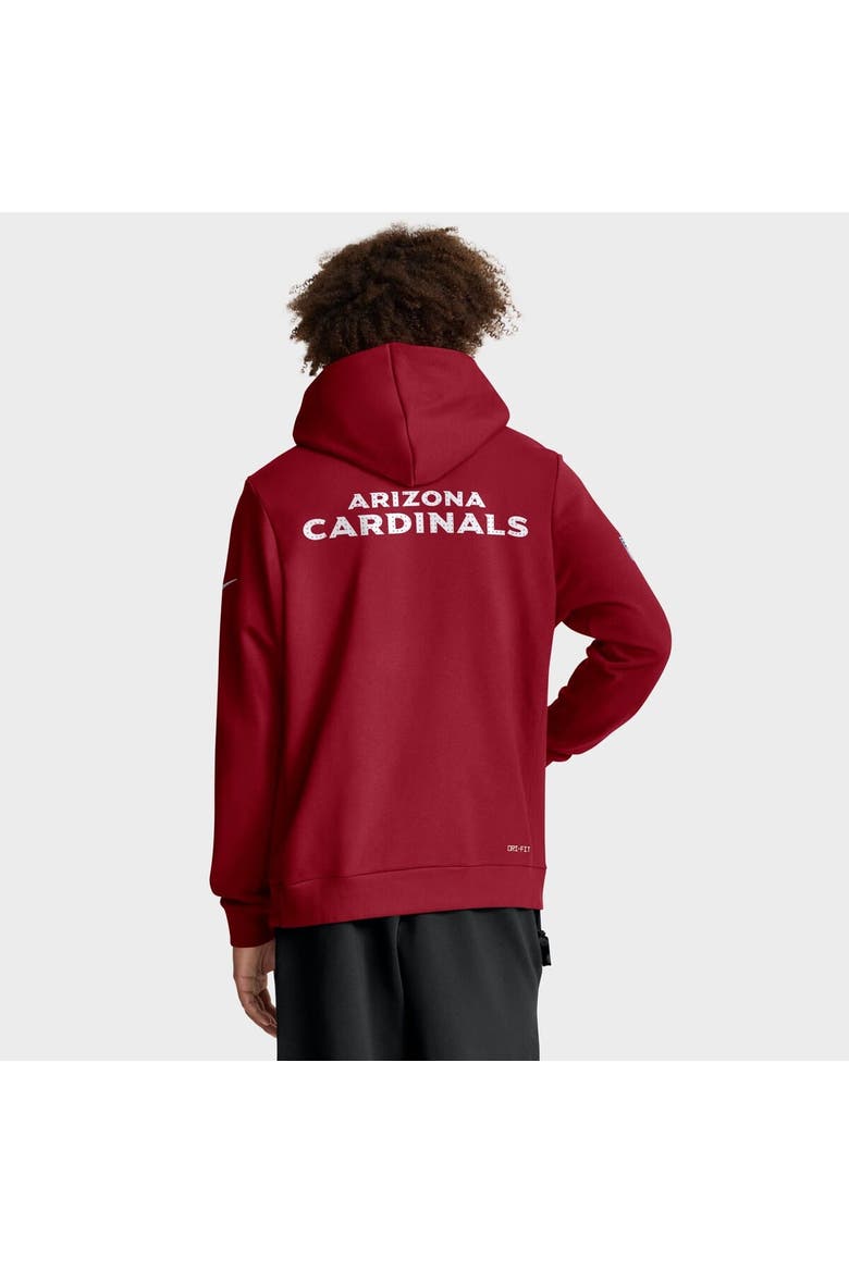 Men's Nike Cardinal Arizona Cardinals Sideline Standard Issue Initial Home Dri-FIT Hoodie, Alternate, color, Cardinal