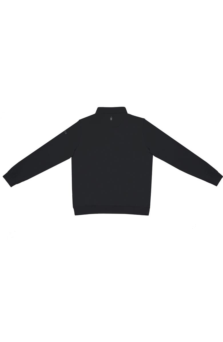 Castle Golf Performance Quarter Zip Pullover, Alternate, color, Black