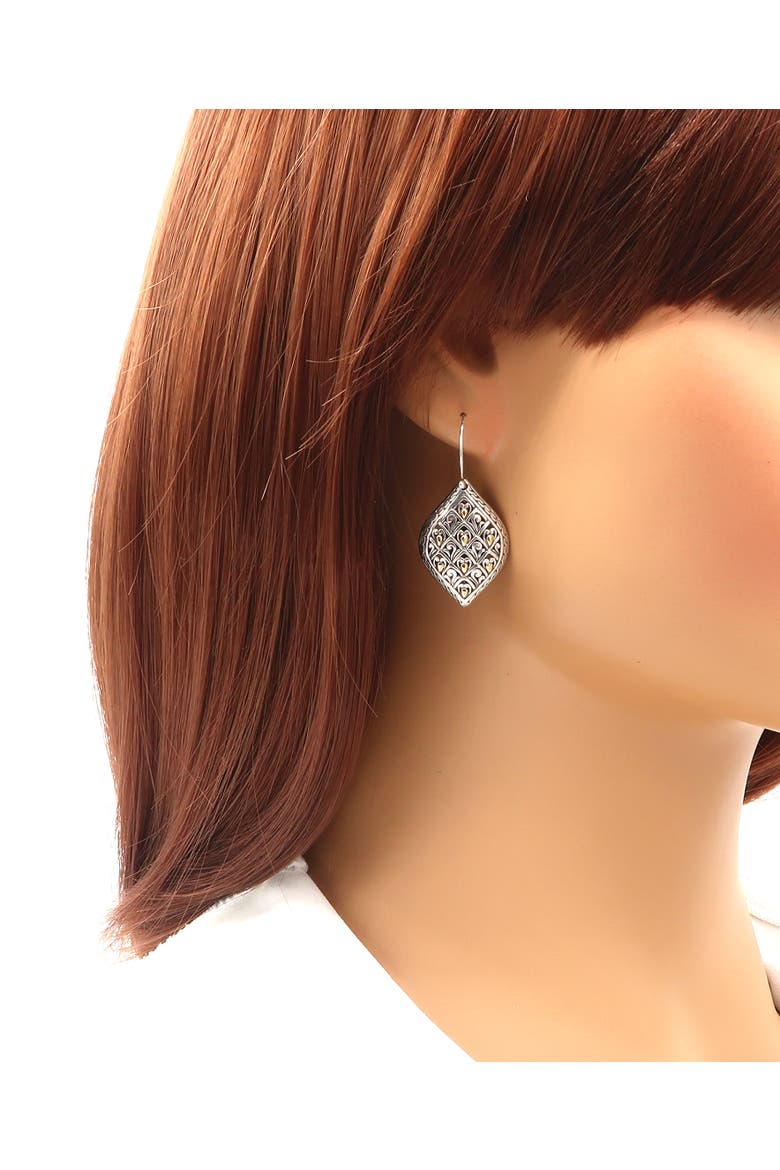Dragon Skin Earrings in Sterling Silver and 18K Gold, Alternate, color, Silver