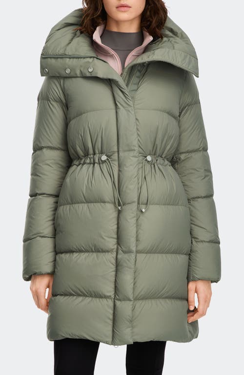 Canada Goose Montgomery Tonal Label 750 Fill Power Down Coat In Green